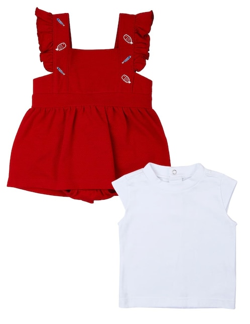 Conjunto Cao Duck para bebé niña