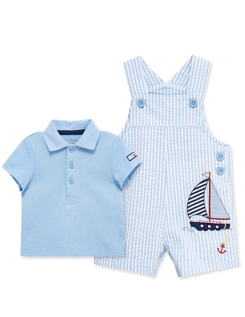 Conjunto Little Me de algodón para bebé niño