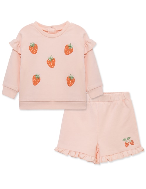 Conjunto Little Me de algodón para bebé niña