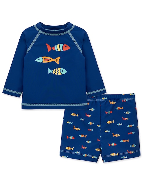 Conjunto traje de baño Little Me para bebé