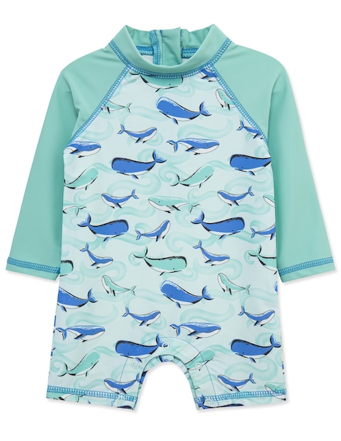 Traje de baño completo Little Me para bebé