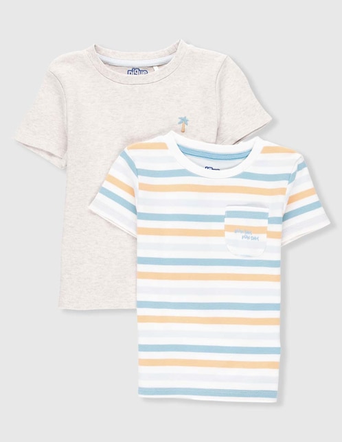 Set playera Piquenique Babies manga corta para bebé niño