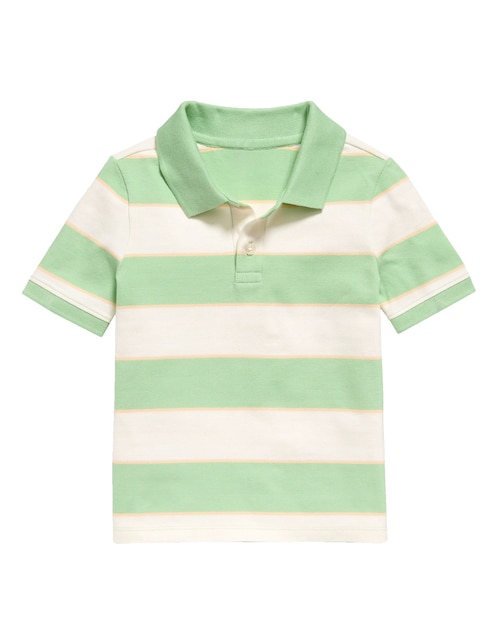 Playera tipo polo de algodón para bebé niño 1