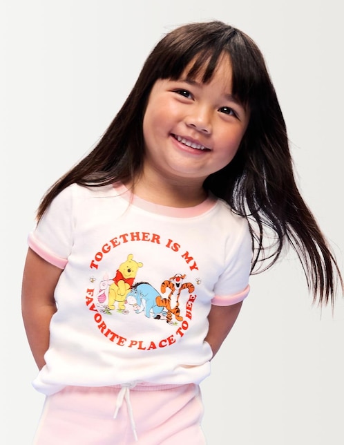 Playera manga corta para bebé niña 1