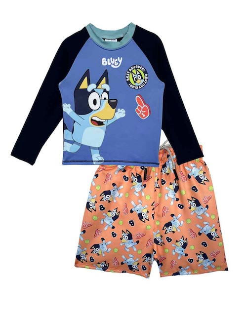 Conjunto traje de baño Bluey para bebé niño