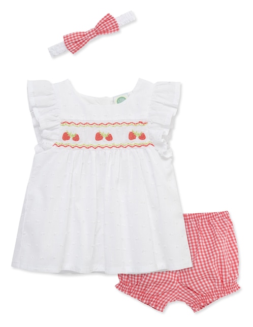 Conjunto Little Me de algodón para bebé niña
