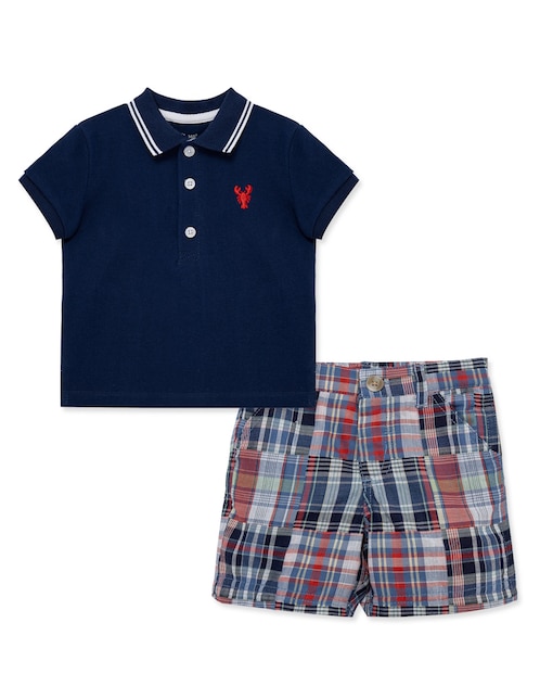 Conjunto casual Little Me de algodón para bebé niño