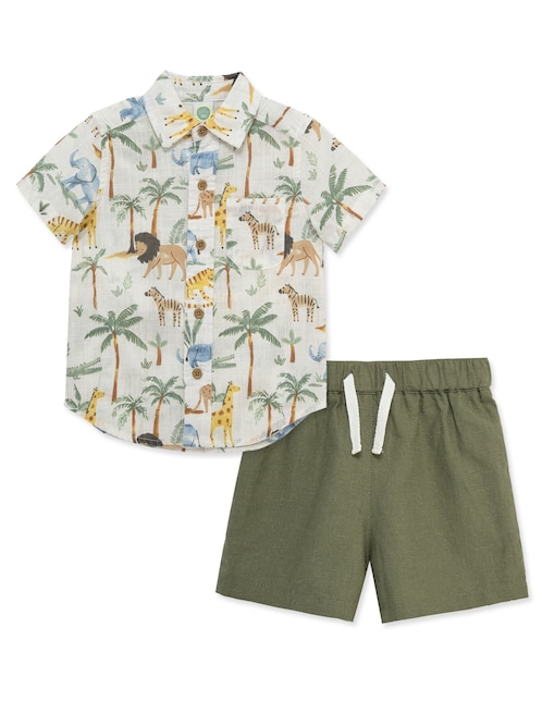 Conjunto casual de algodón para bebé niño 1