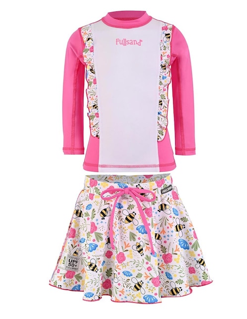 Conjunto traje de baño Fullsand para bebé niña