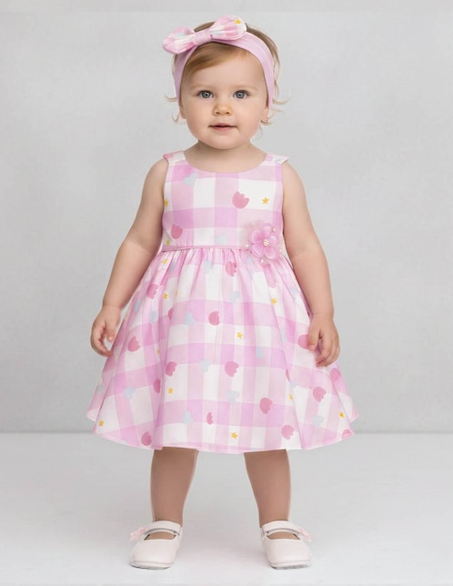 Vestido Gerat sin manga para bebé niña