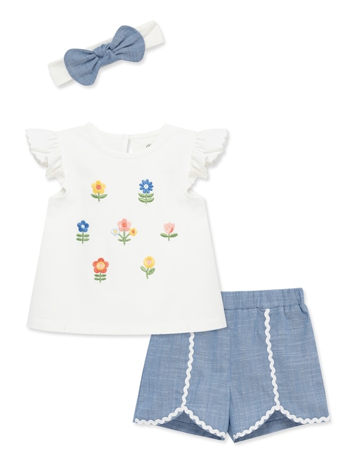 Conjunto de algodón para bebé niña 1