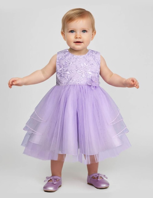 Vestido Gerat sin manga para bebé niña