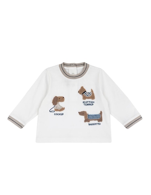 Playera Chicco Long Sleeve T-Shirt manga larga para niño