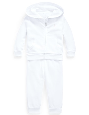 Conjunto loungewear Polo Ralph Lauren de algodón para bebé niña 2 piezas