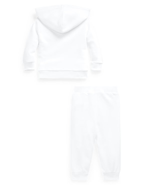 Conjunto loungewear Polo Ralph Lauren de algodón para bebé niña 2 piezas