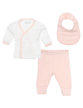 Conjunto Baby Creysi Collection de algodón unisex 3 piezas