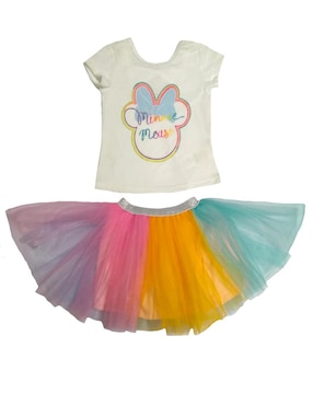 Conjunto Disney de algodón para niña
