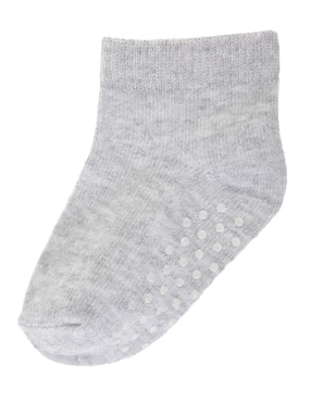 Set tin antiderrapante Mon Caramel Basics de algodón para bebé niño 3 pares