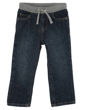 Jeans Straight The Children's Place Lavado Obscuro Para Niño