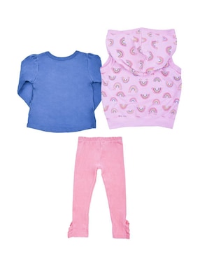 Conjunto Baby Creysi de algodón para niña