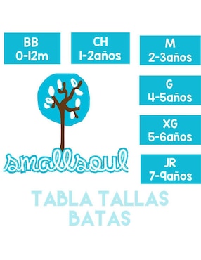 Bata de baño Small Soul unisex