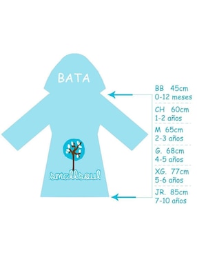 Bata de baño Small Soul unisex