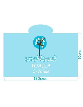 Toalla para baño Small Soul infantil unisex