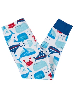 Conjunto pijama Gerber Ballenas para bebé niño