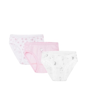 Set Panty Mon Caramel Basics Algodón Para Bebé Niña