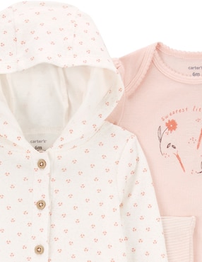 Conjunto Carter's de algodón para niña