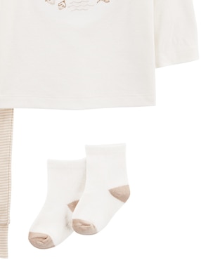 Conjunto Carter's de algodón unisex 4 piezas