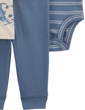 Conjunto Carter's de algodón para niño 3 piezas