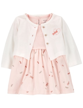 Conjunto Carter's de algodón para bebé niña 2 piezas
