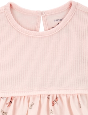 Conjunto Carter's de algodón para bebé niña 2 piezas