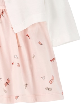Conjunto Carter's de algodón para bebé niña 2 piezas