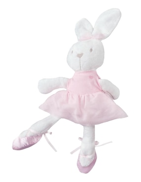 Peluche de Dara Baby Coneja Bailarina Rosa de 45 cm