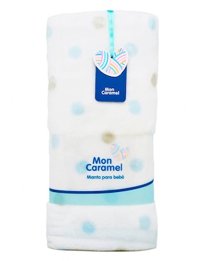 Cobija de tejido plano Mon Caramel para bebé niño