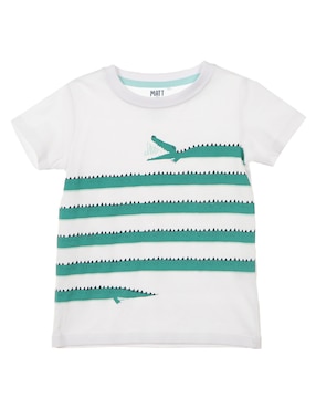 Playera Matt & Megan Manga Corta Para Niño