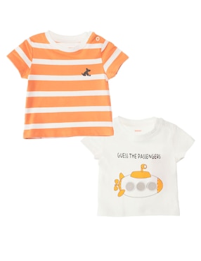 Set Playera Woohoo! Manga Corta Para Bebé Niño