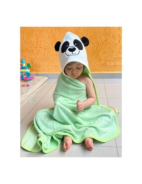 Toalla para baño Beborganik Panda de bambú