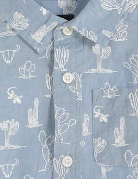 Camisa casual The Children's Place de algodón manga corta para niño