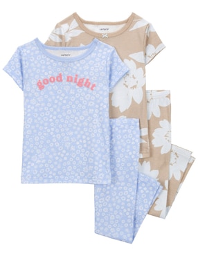 Conjunto Pijama Carter's Para Bebé Niña