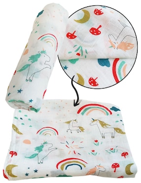 Set manta de tejido plano Dara Baby para bebé niña