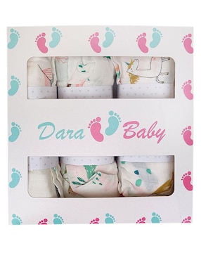 Set manta de tejido plano Dara Baby para bebé niña