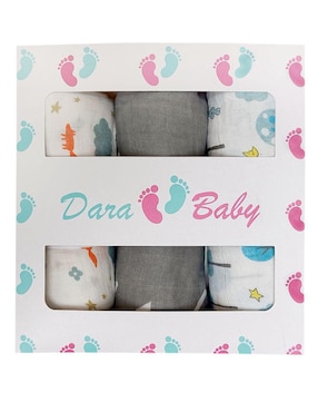 Set manta de tejido plano Dara Baby para bebé niño
