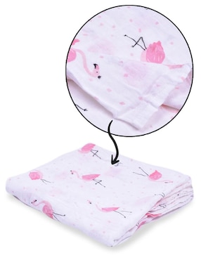 Set manta de tejido plano Dara Baby para bebé niña
