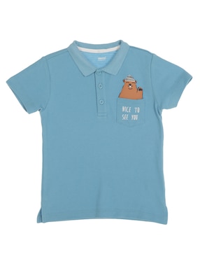 Playera Tipo Polo Woohoo! De Algodón Para Niño