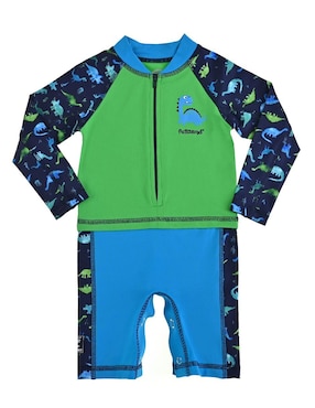 Traje De Baño Wetsuit Fullsand Dino Crew Para Bebé Niño