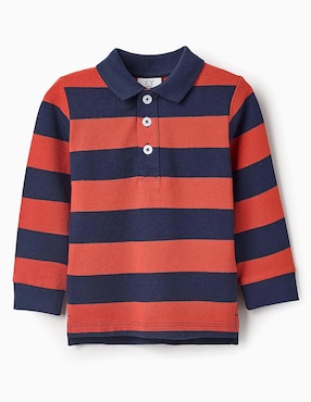 Playera Tipo Polo Zippy Para Bebé Niño