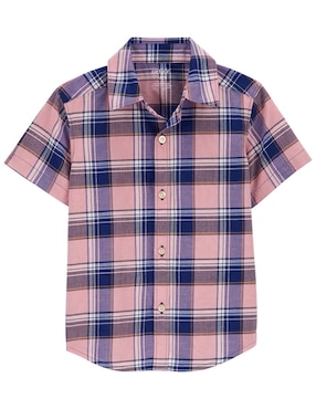 Camisa Casual Carter's De Algodón Manga Corta Para Bebé Niño